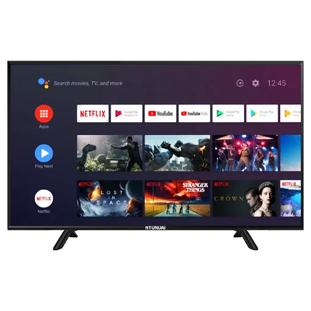 هيونداي تلفزيون سمارت بوصة 65 4K قوة 200 وات موديل HY-LTV65UHDSLVT - اسود