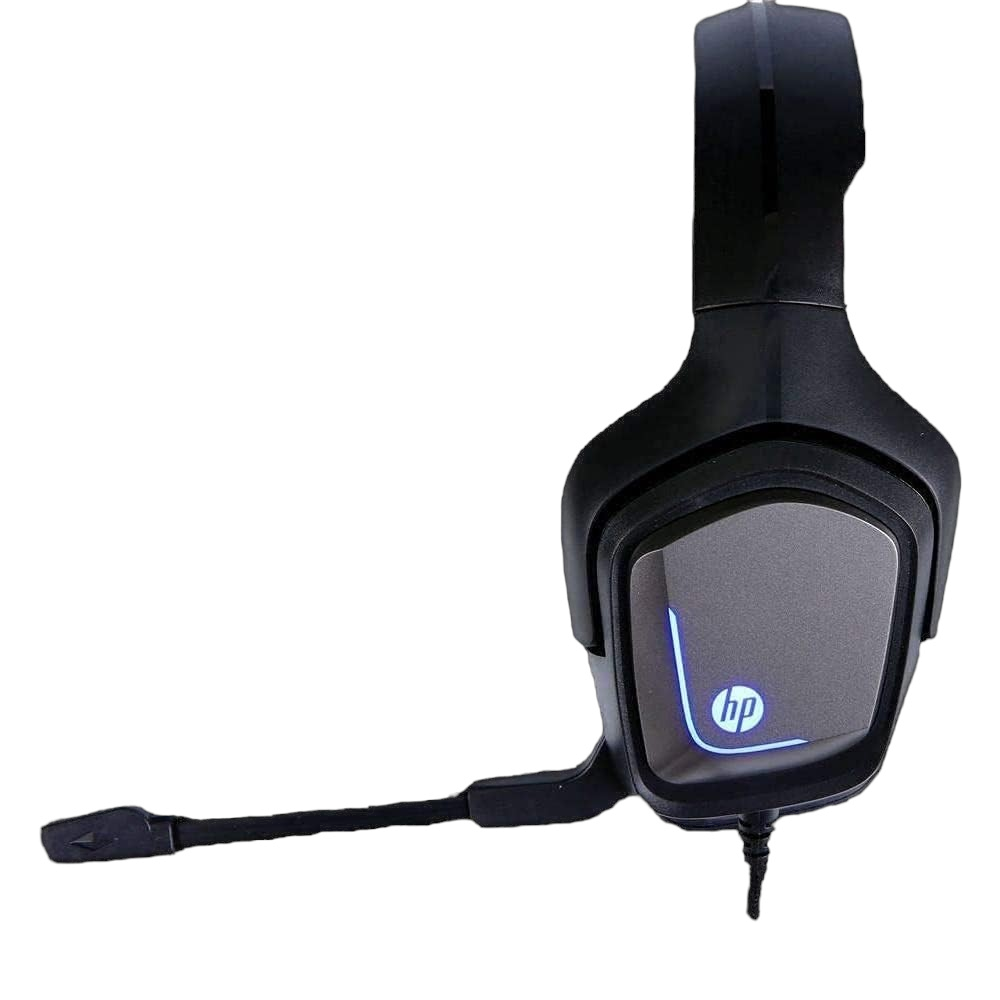 إتش بي سماعات رأس سلكية مع الميكرفون موديل HP H220GS - أسود