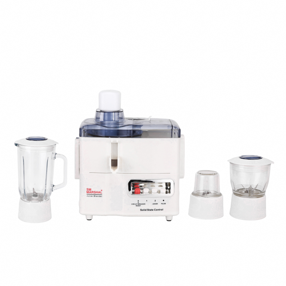 مارشال محضرة طعام 4*1 متعددة الإستخدامات بقوة 800 وات موديل SM-178G - أبيض