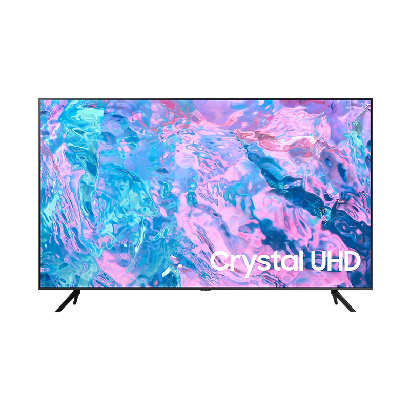 سامسونج تلفزيون سمارت Crystal UHD 4K بوصة 43 بقوة 145 وات موديل CU7000 - أسود