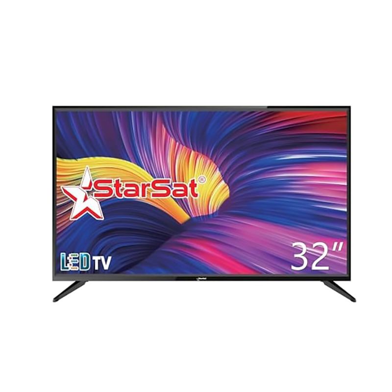ستار سات تلفزيون LED بقوة 50 وات حجم 32 بوصه - أسود