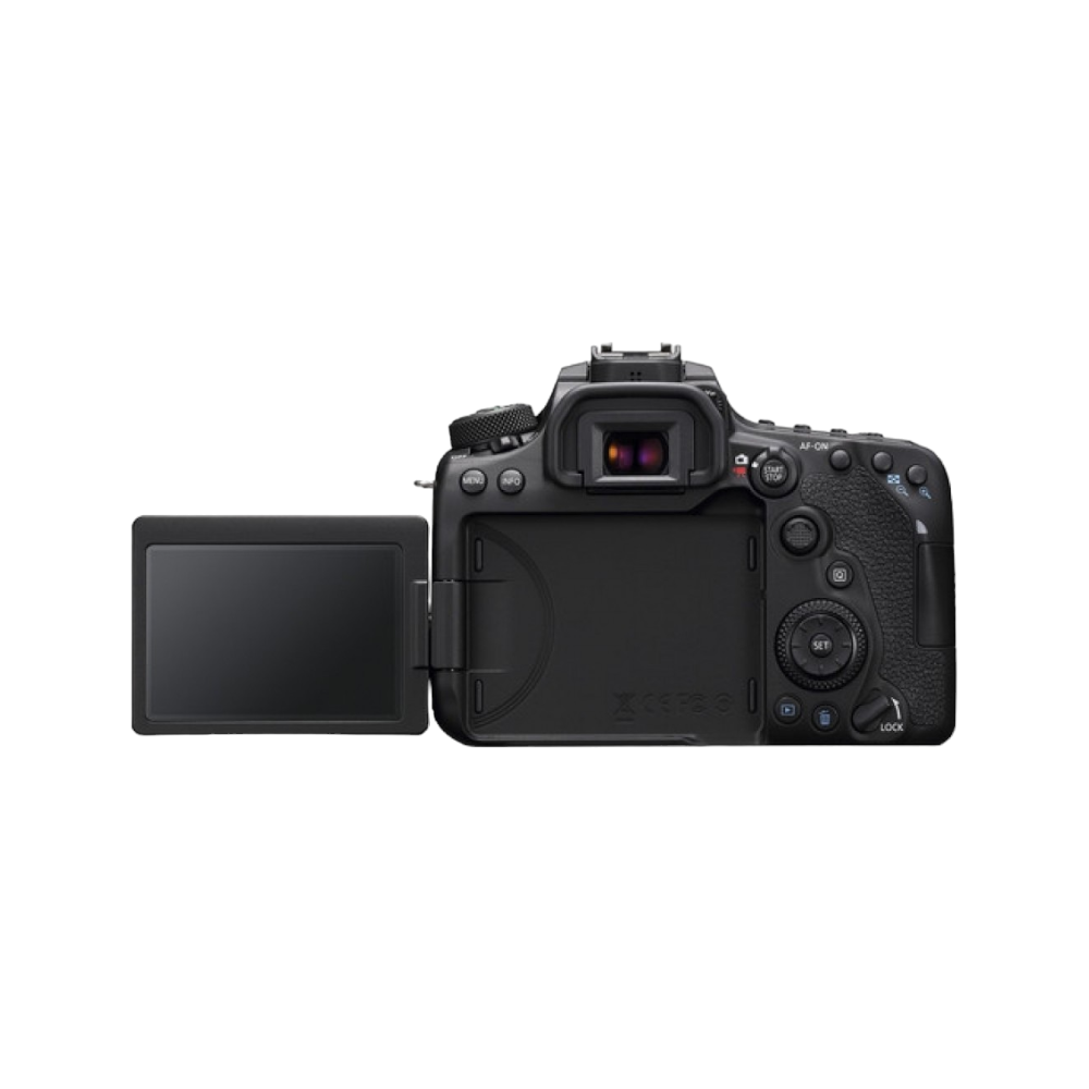 كانون كاميرا 90D بدقة 32.5 وتصوير 4K بعدسة 18-135 مللمتر - أسود