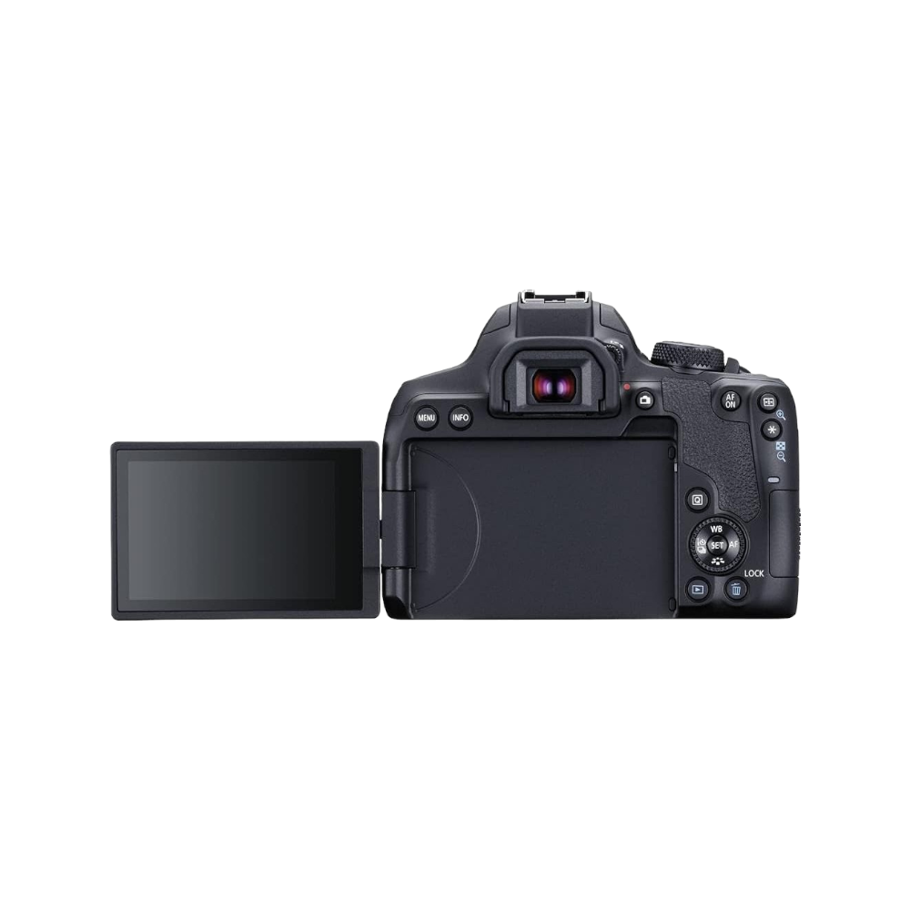 كانون كاميرا اي او اس 850D بدقة 24.1 ميجابكسل وتصوير فيديو 4K بعدسة 18-135- أسود