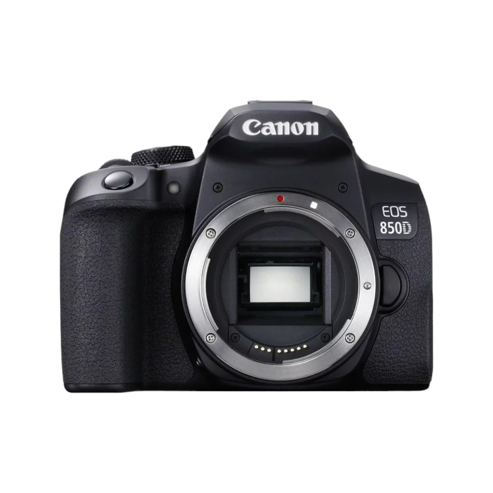 كانون كاميرا اي او اس 850D بدقة 24.1 ميجابكسل وتصوير فيديو 4K بعدسة 18-55- أسود