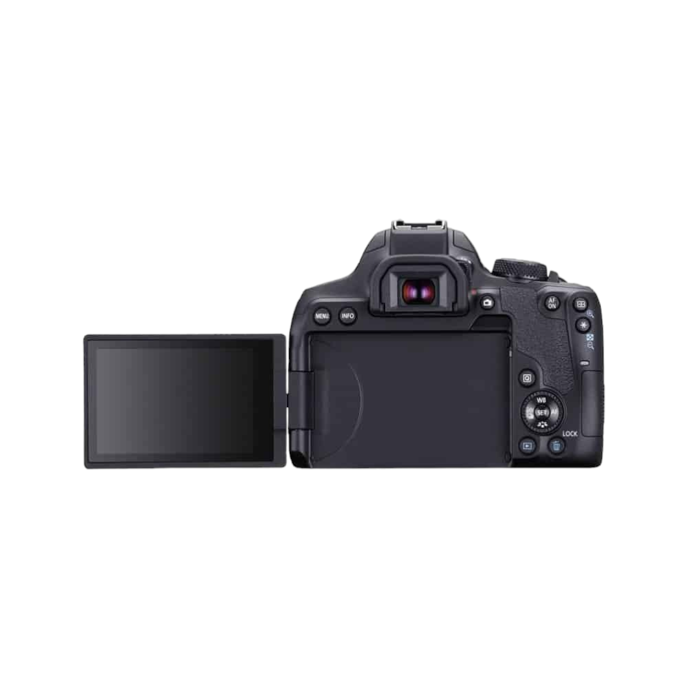 كانون كاميرا اي او اس 850D بدقة 24.1 ميجابكسل وتصوير فيديو 4K بعدسة 18-55- أسود