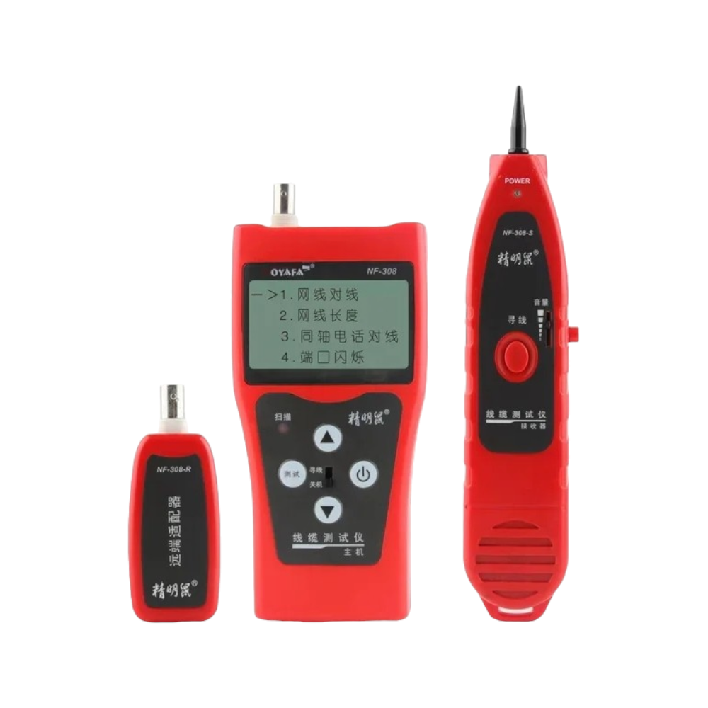 فاحص شبكة موديل NF-308 - أحمر 