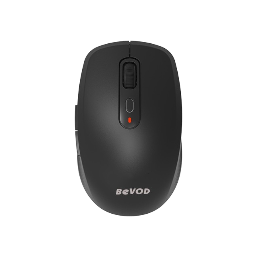 بيفود ماوس مكتبي لاسلكي موديل BVM-519GX + كيبورد موديل BVSK-800G- أسود
