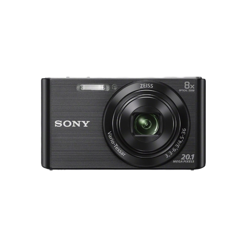 سوني كاميرا رقمية بدقة 20.1 ميجابيكسل مع شاشة LCD مقاس 2.7 بوصة موديل DSCW830B - أسود