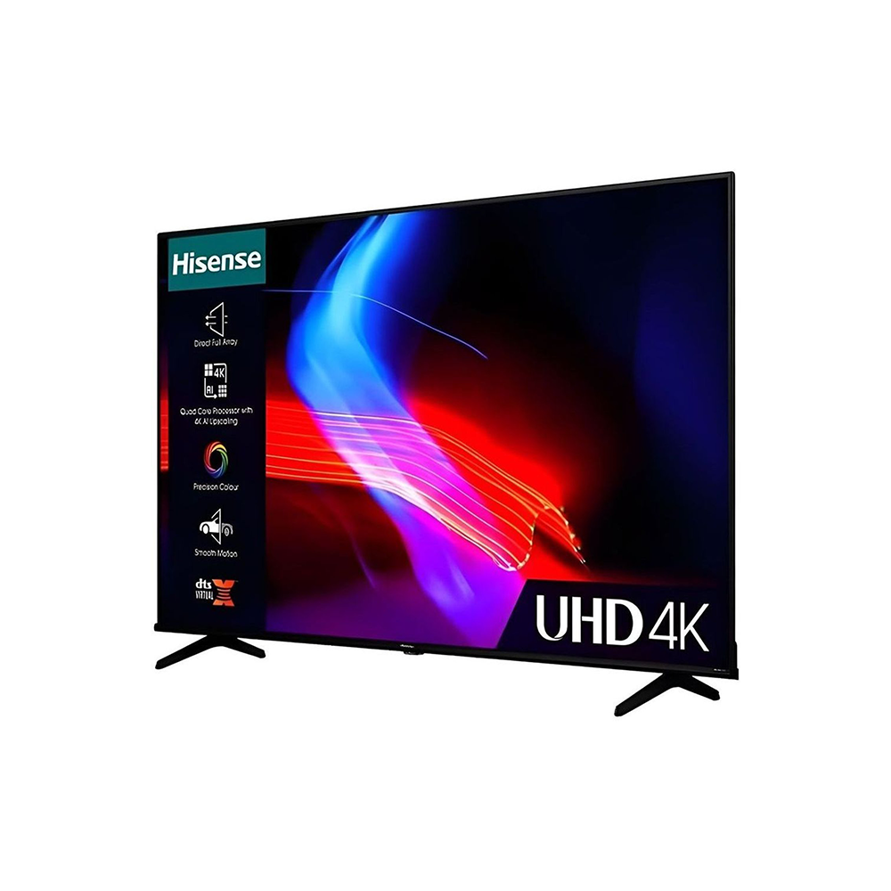 هايسنس تلفزيون ذكي 4k UHD مقاس 55 بوصة قوة 95 وات موديل 55A62NS - أسود