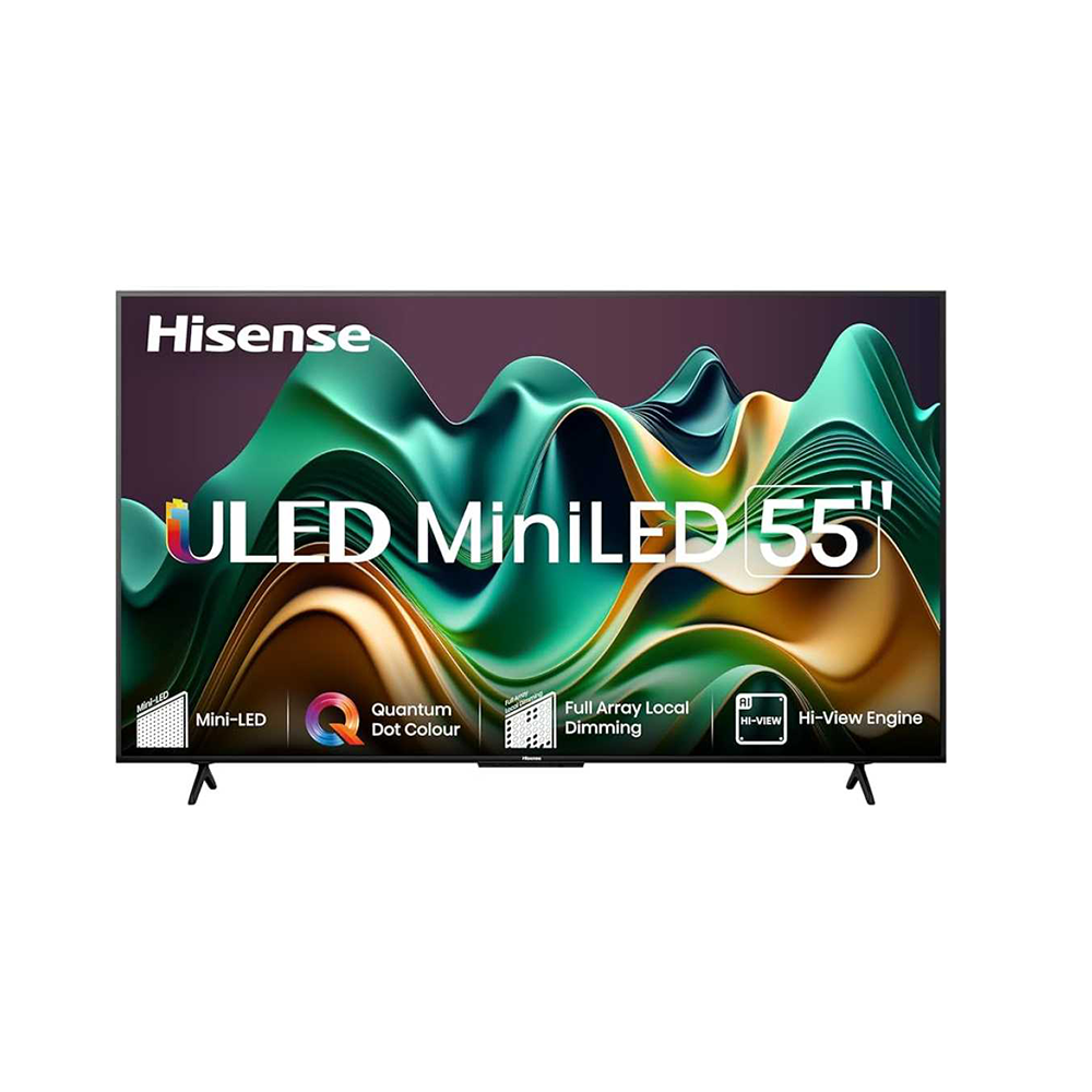 هايسنس تلفزيون ذكي ULED Quantum Dot UHD 4K مقاس 55 بوصة موديل 55U6PRO - أسود
