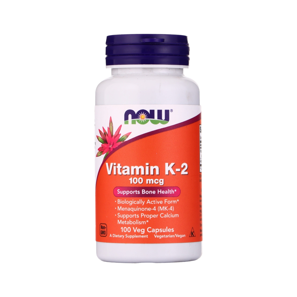 ناو فيتامين  K-2 مكمل غذائي 100 مكجم -  100 كبسولة نباتية 