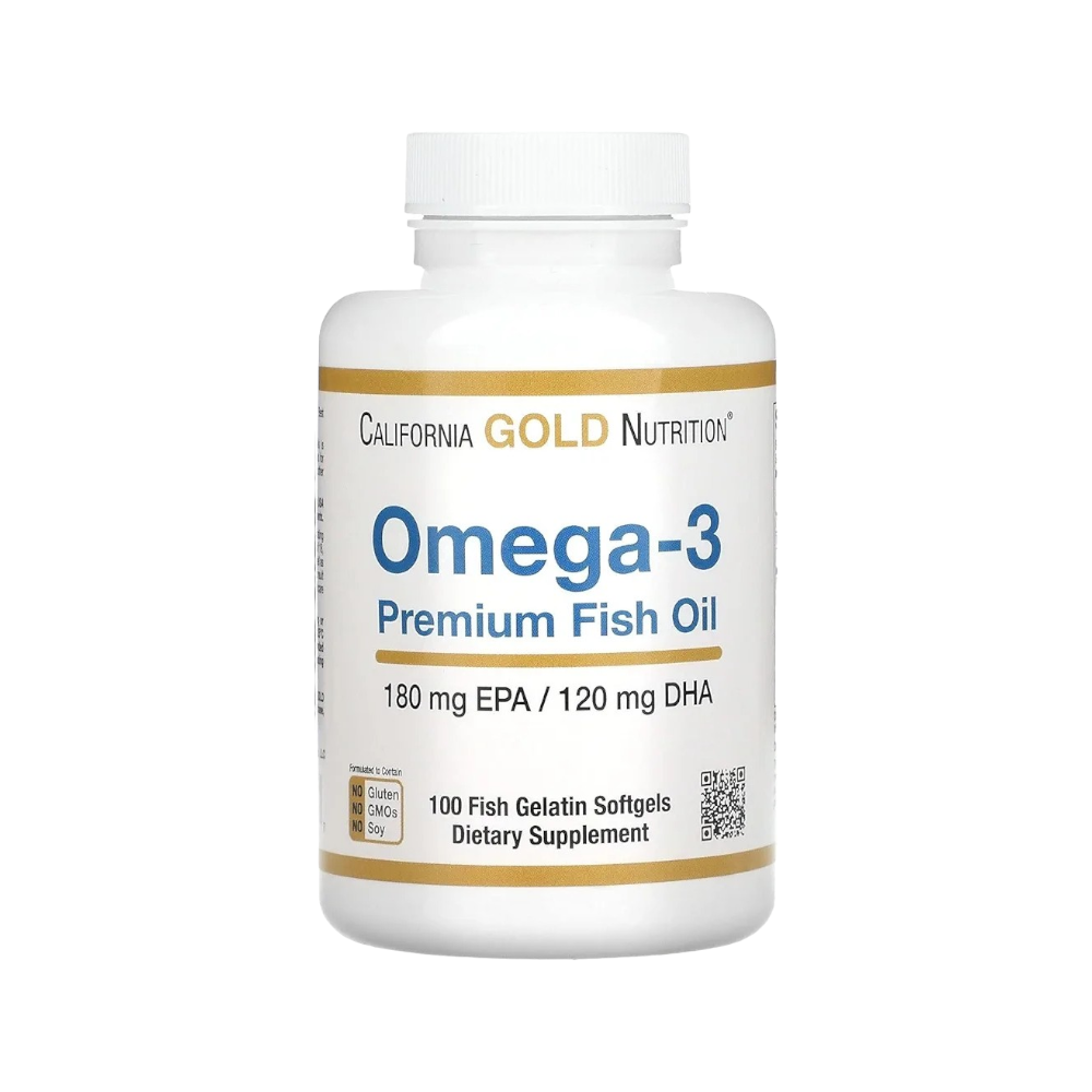 كاليفورنيا جولد ناتشرين مكمل غذائي  أوميجا 3بزيت السمك الفاخر  - 100  كبسولة هلامية 