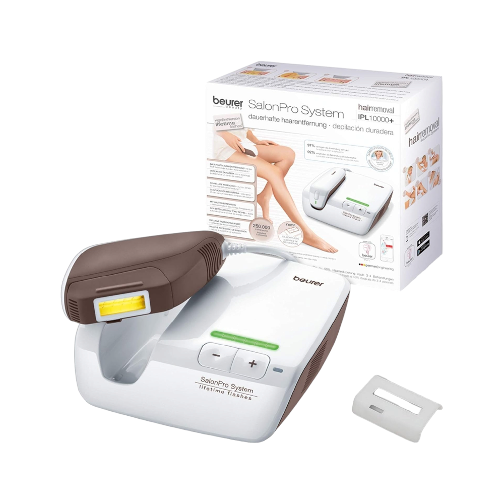 بيورير  آله إزالة الشعر باليزر 250,000 ومضة موديل IPL 10000 - أبيض