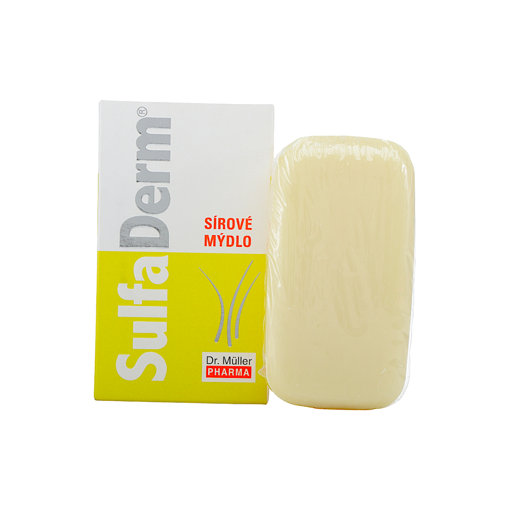 دكتور مولر سلفا ديرم صابون الكبريت المنظف للبشرة  -  90 جم 