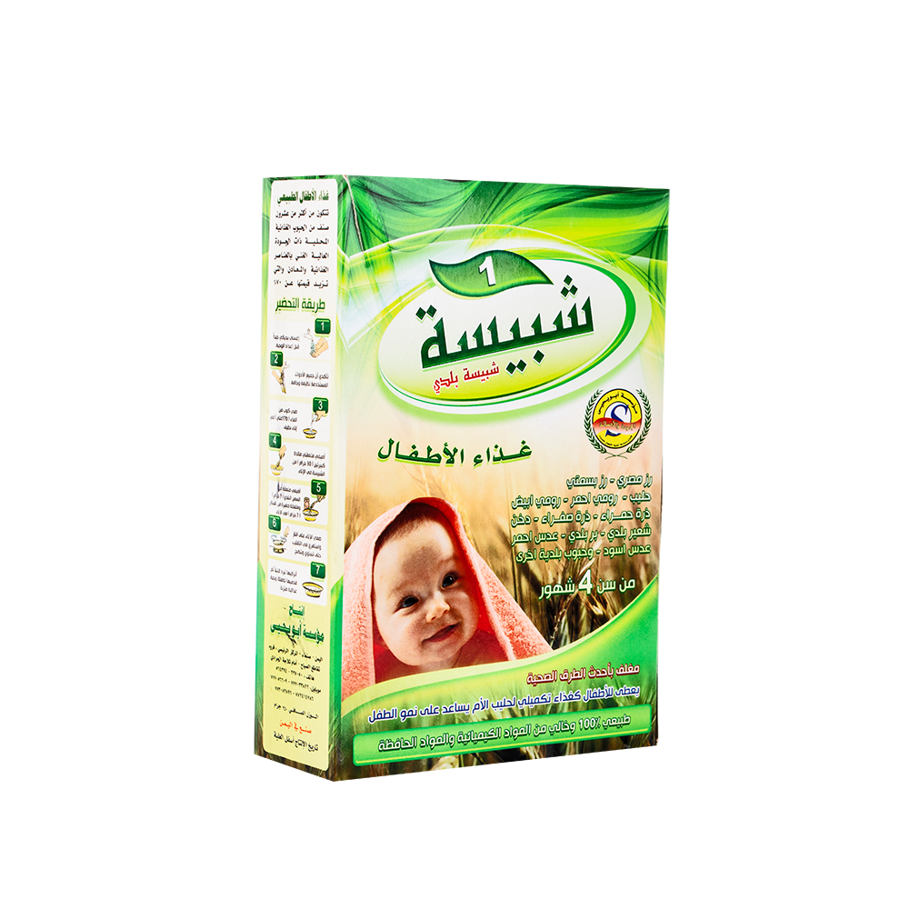 شبيسة بلدي رقم 1 غذاء للأطفال من عمر 4 أشهر - 250 جم 