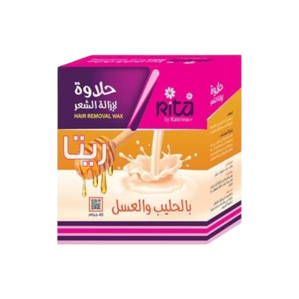 ريتا طقم حلاوة لإزالة الشعر بالحليب والعسل - 6 قطع