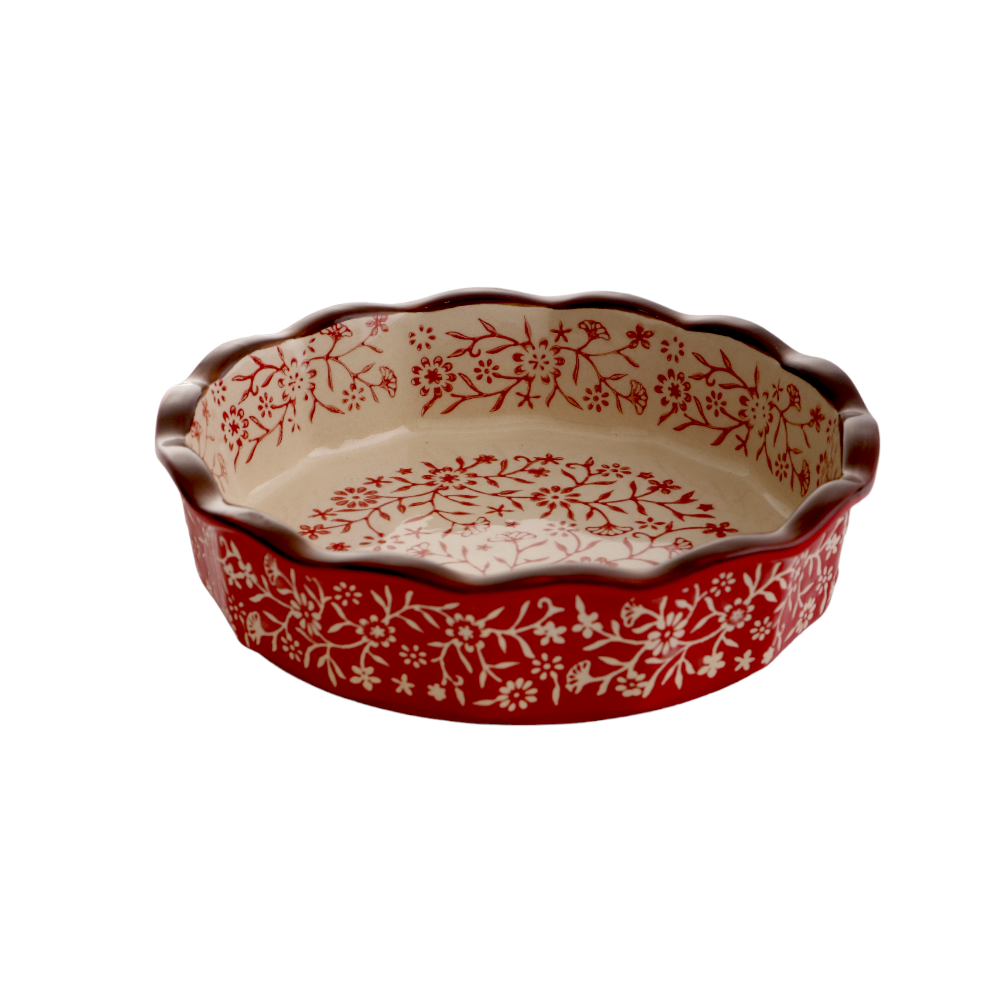 داني هوم صحن تقديم بورسلان مزهر - 17 سم