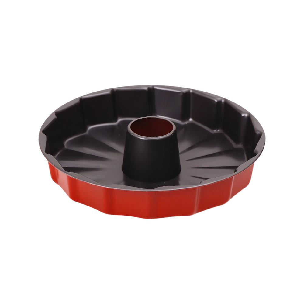 قالب كيك تيفال دائري مخطط مع عمود - 18 سم 