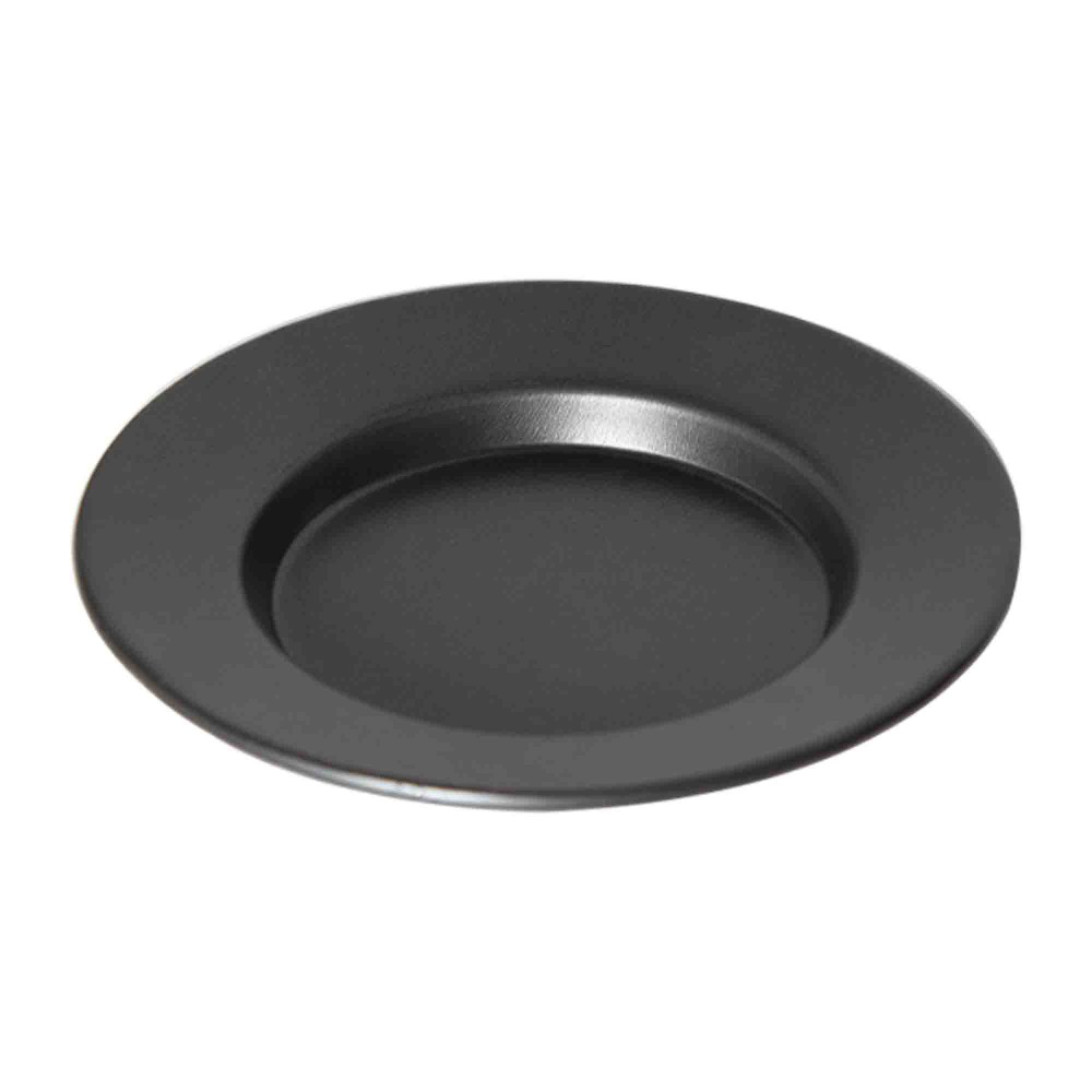 صحن كنافة دائري بطبقة عازلة حجم 12.5 سم - أسود