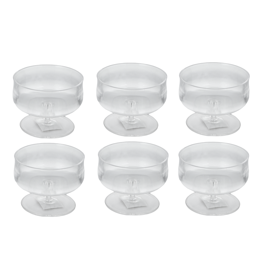 طقم مطايب للحلى مصنوعة من الاكريلك أبو جلاس - 6 قطع