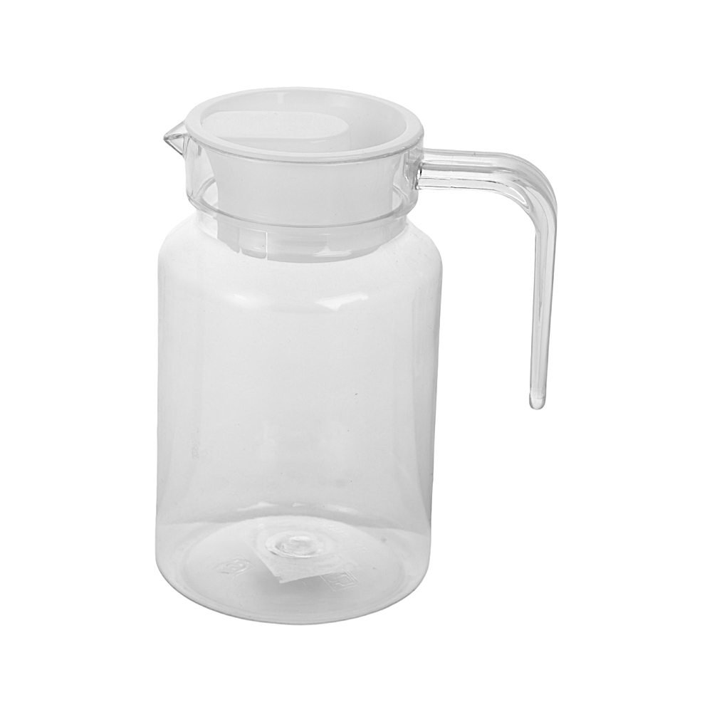 جاك إكريليك شفاف مع مقبض و غطاء -  500 مل 