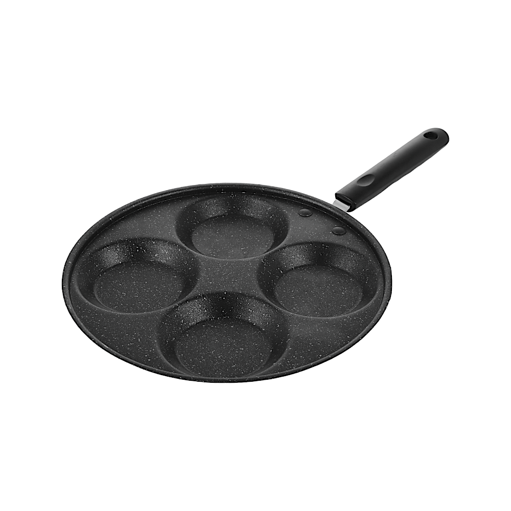 طاوة بان كيك تيفال أسود - 4 عيون 