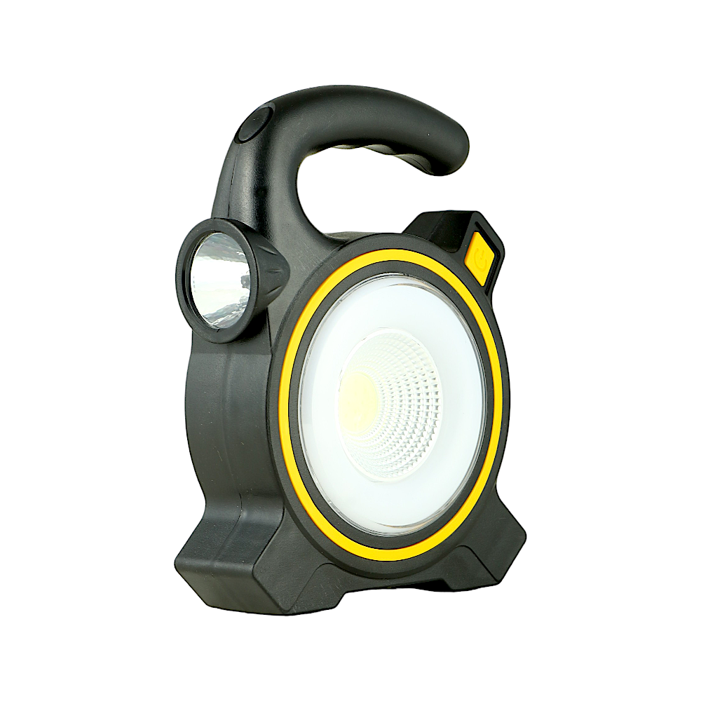 مصباح طوارئ متعدد الاستعمالات موديل JY-819A - أسود