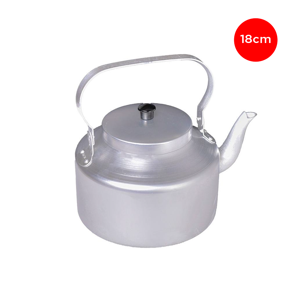 كوفر  إبريق شاي استيل فضي أبو غطاء - 18 سم 