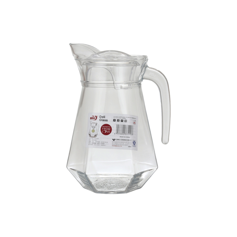 دليسوغا جاك زجاجي بسعة 1.4 لتر موديل EH1028 - شفاف