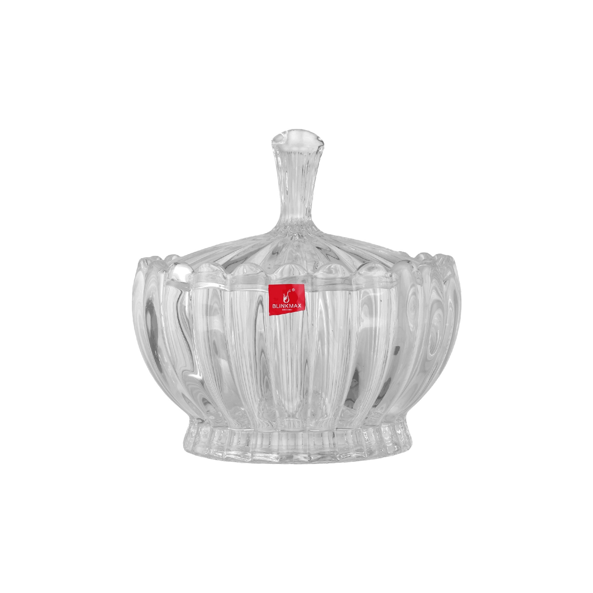 بلينك ماكس مطيبة زجاجية فاخر مع غطاء بقطر 18 سم موديل KTW271  - عدد 1 قطعة
