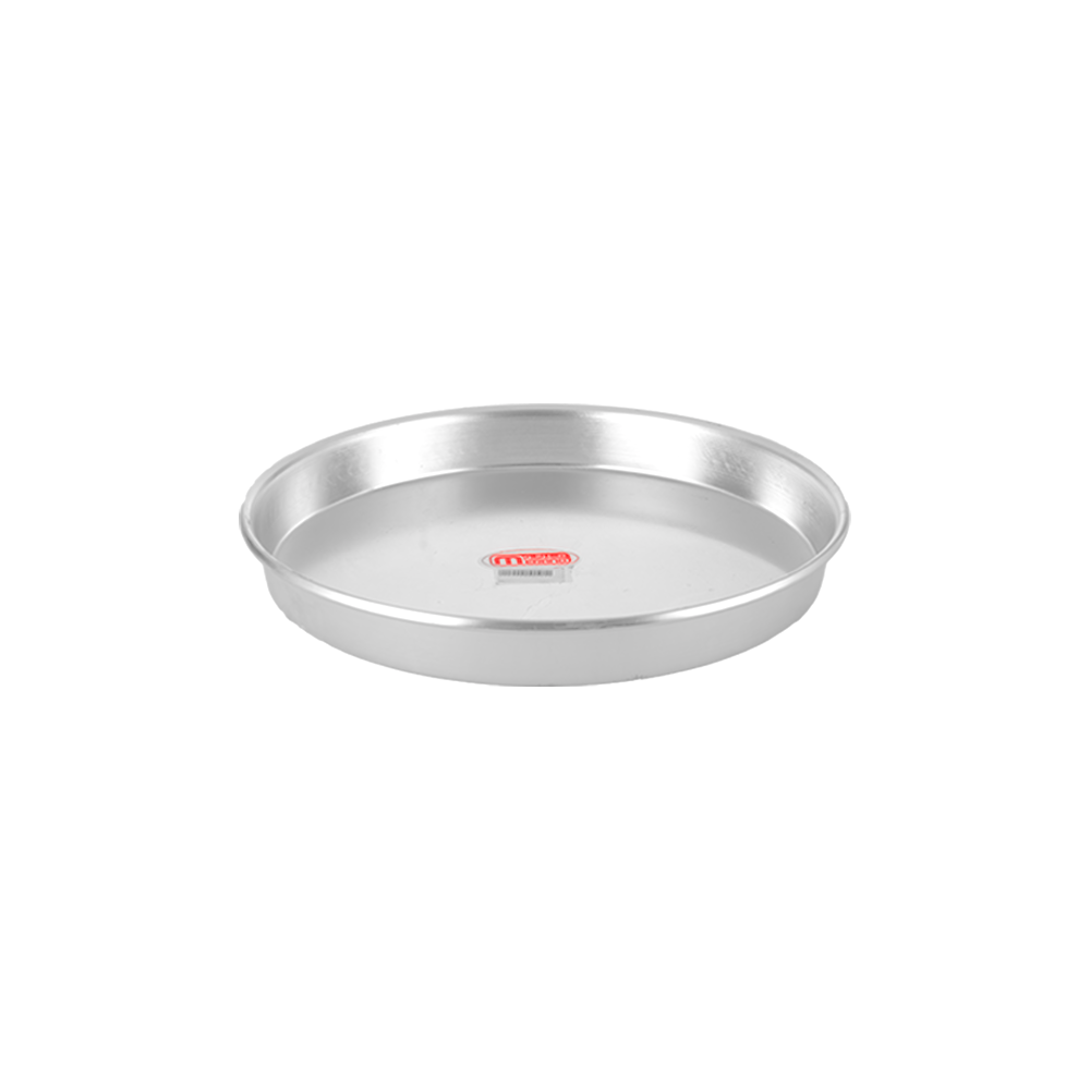 صحن ألمنيوم مقاس 28 سم موديل KOT128  - فضي