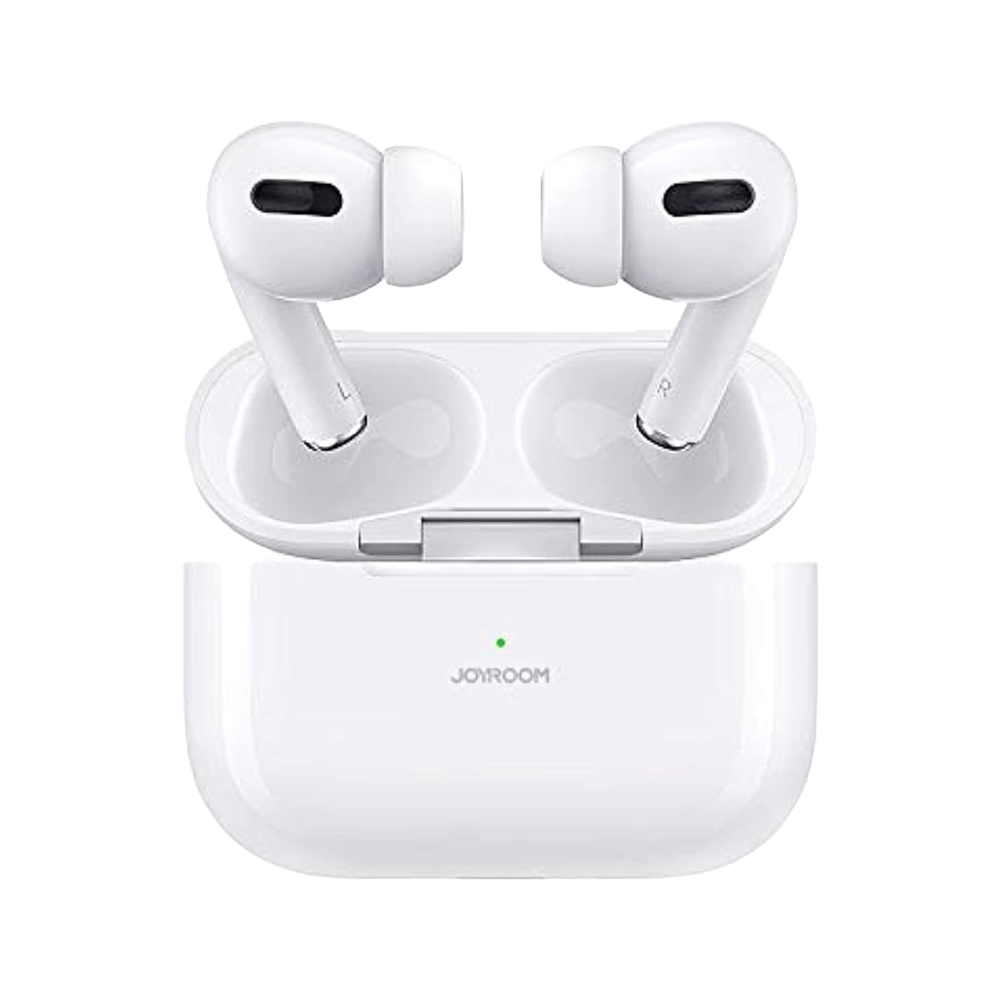 جوي روم برو سماعات رأس لاسلكية بلوتوث مزودة بتقنية إلغاء الضوضاء موديل JR-T03S pro - أبيض