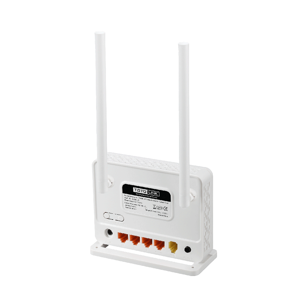 توتو لينك مودم ADSL لاسلكي موديل ND300 - أبيض 
