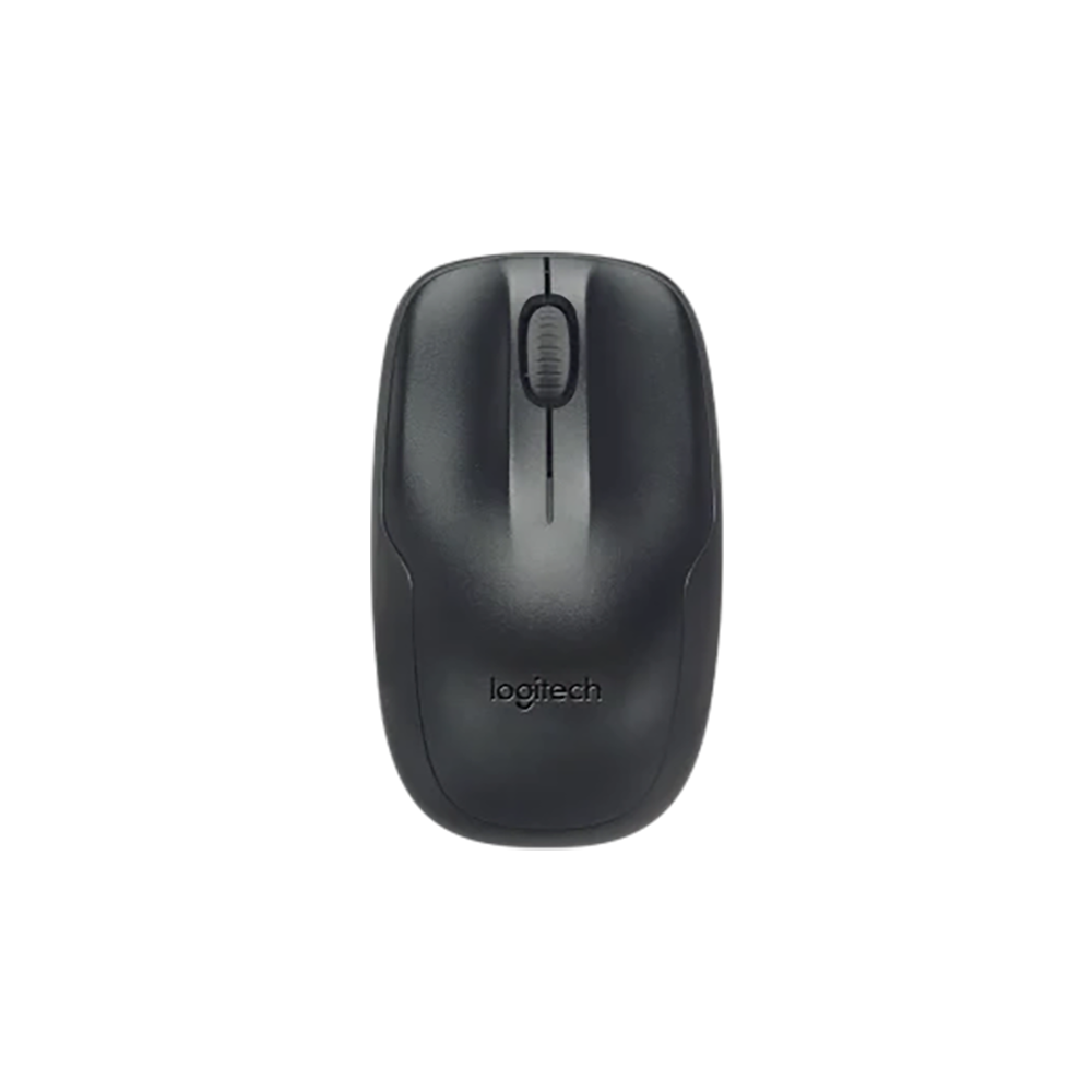 لوجي تك لوحة مفاتيح و ماوس لا سلكية موديل MK220 - أسود