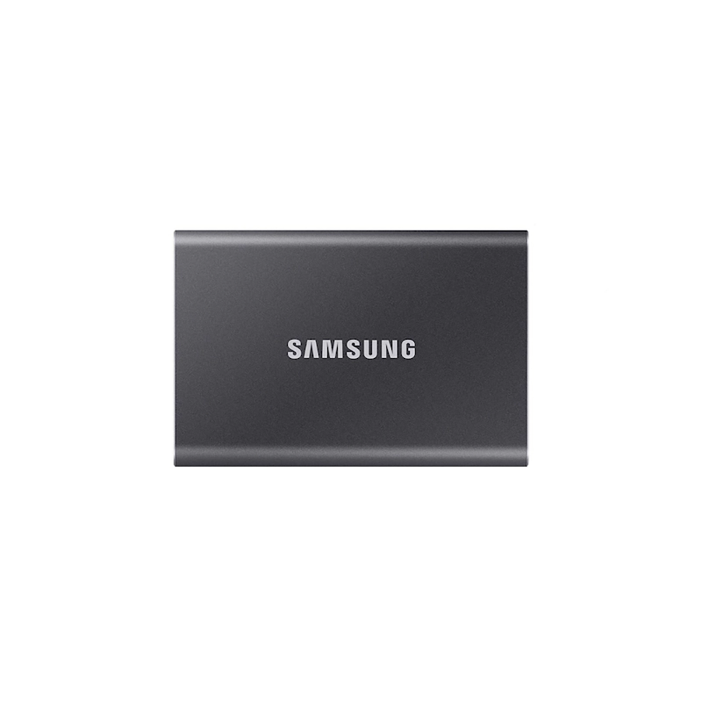 سامسونج هاردسك خارجي محمول SSD بسعة 1 تيرابايت موديل T7 - أسود