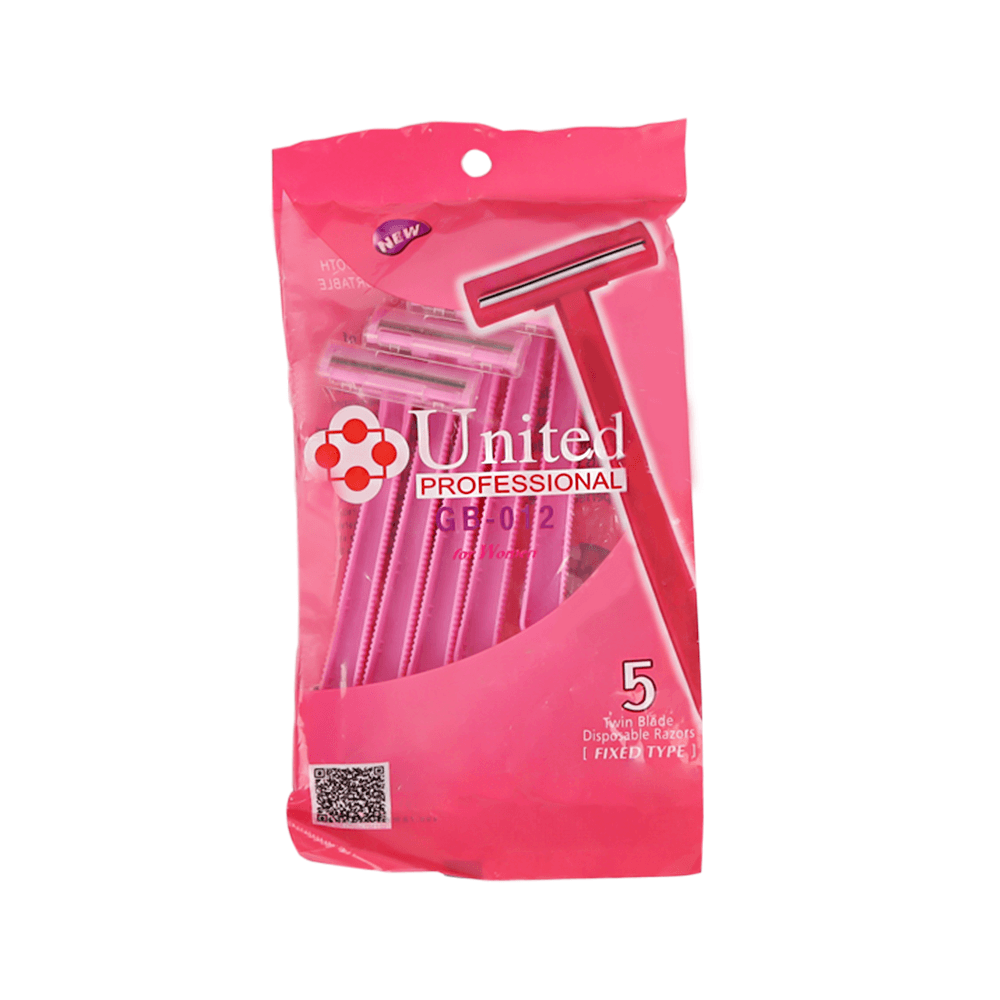 يونايتد بروفيشنال شفرات حلاقة نسائية - 5 قطع