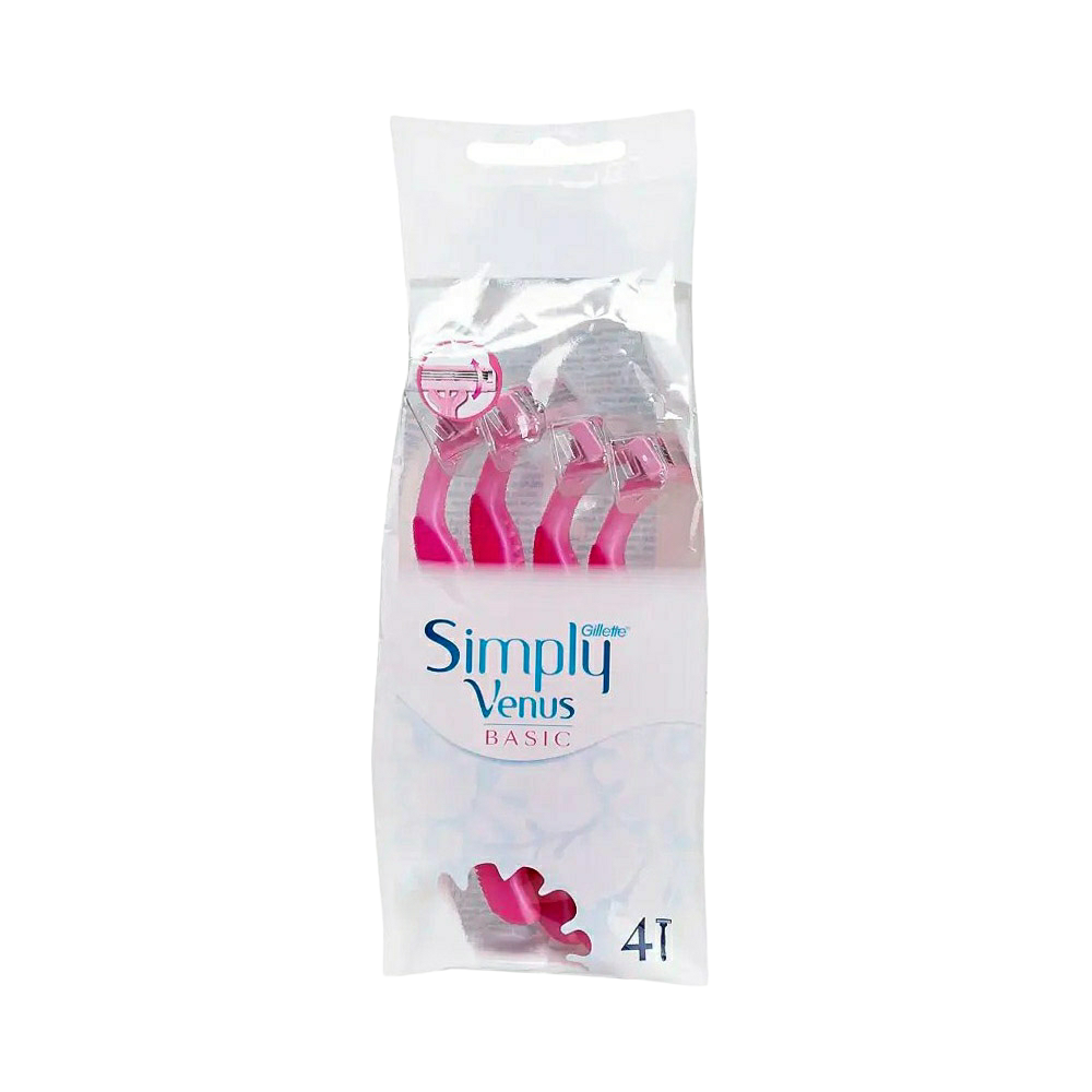  شفرات جيليت فينوس سيمبلي مكونة من اربع شفرات