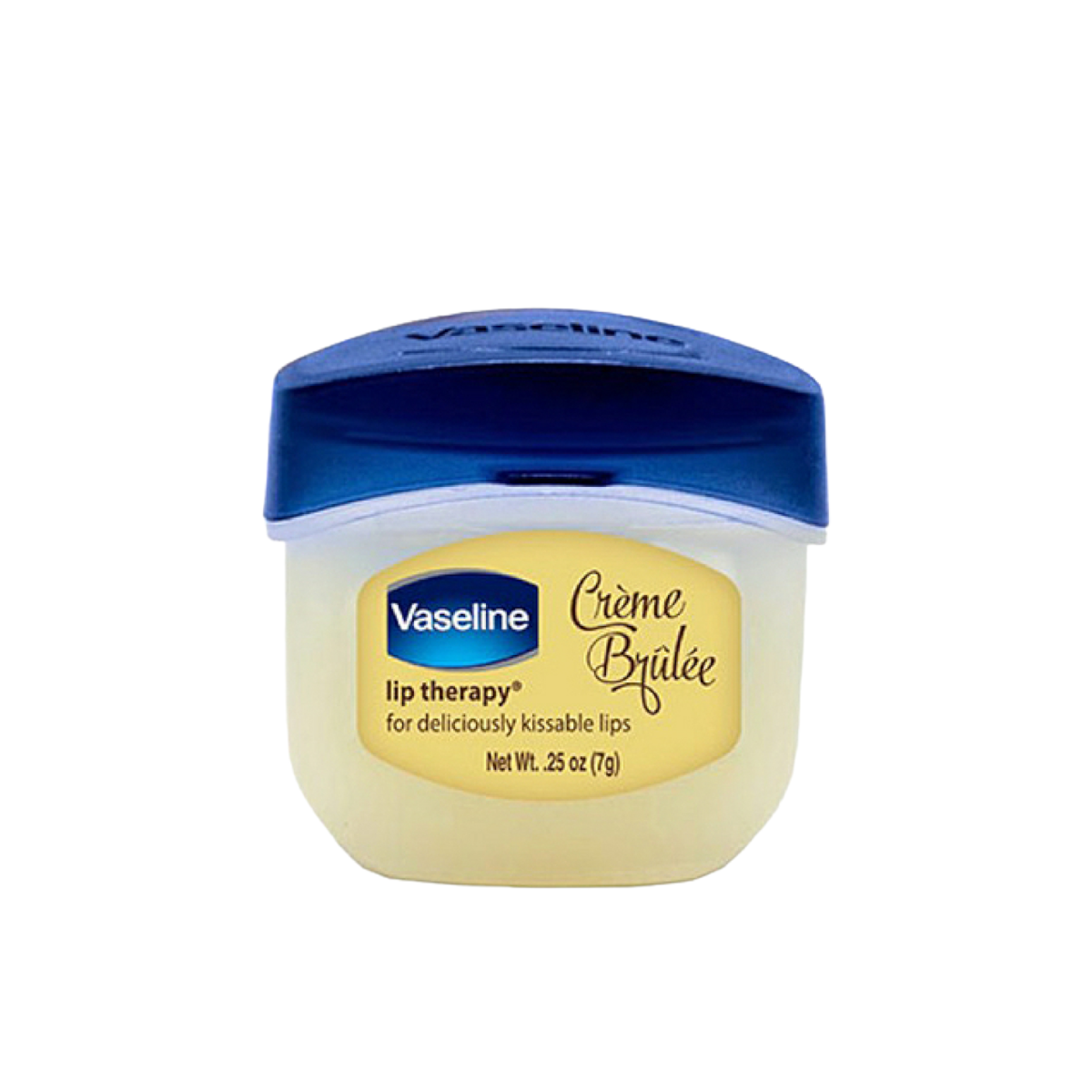 مرطب شفايف فازلين علب مربع crème bruleeكريم بروليه 