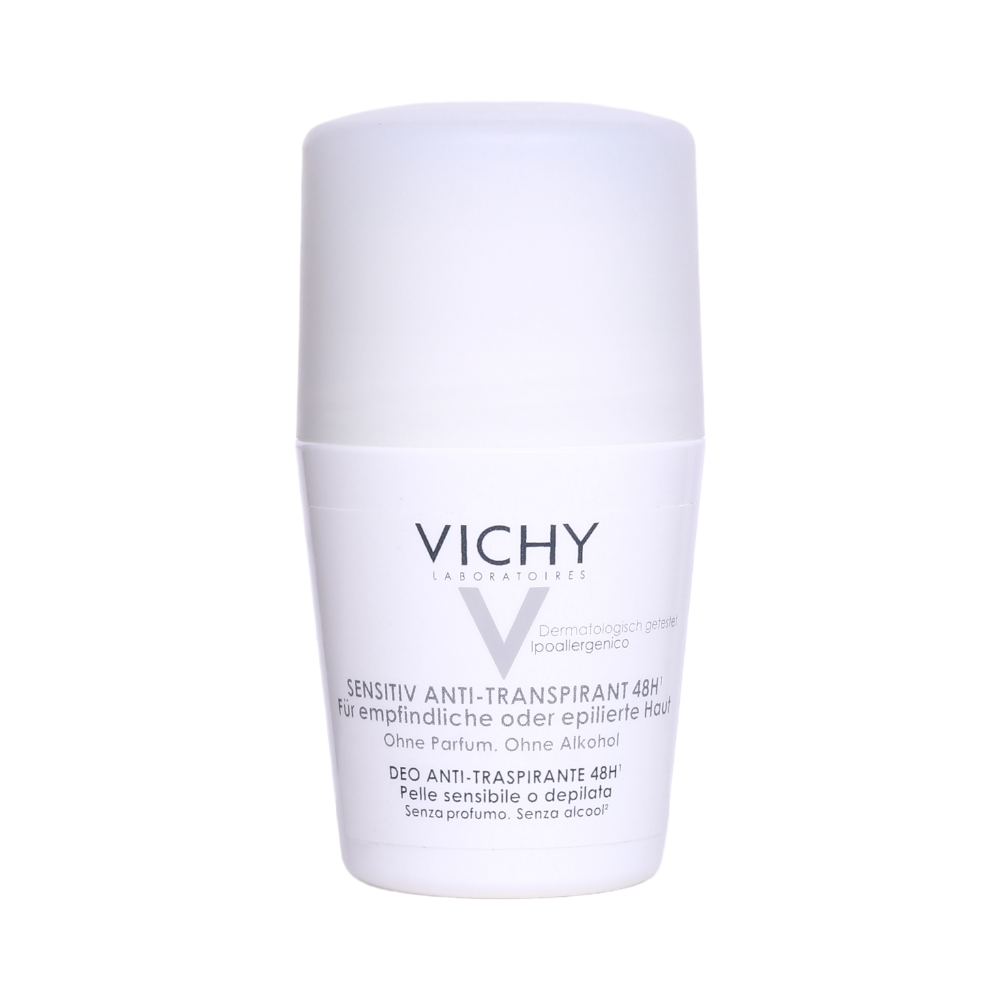 مزيل عرق خالي من العطر من فيتشي للبشرة الحساسة - 50 مل