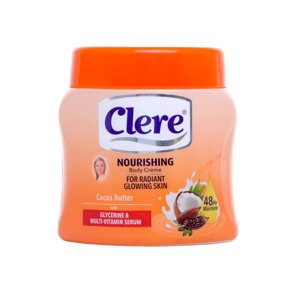  كريم للجسم من كلير بزبدة الكاكاو وجوز الهند 500 مل