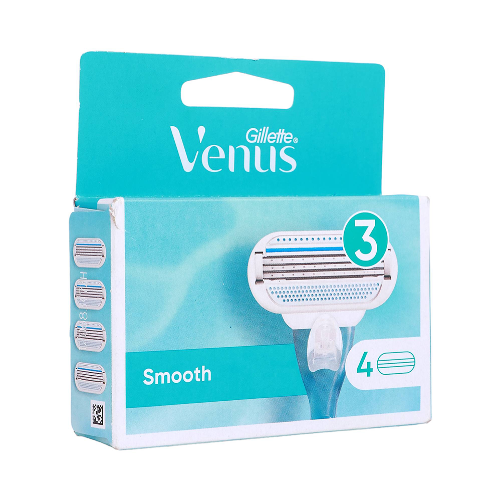 شفرة حلاقة جيليت فينوس سموث مع 4 شفرات اضافية