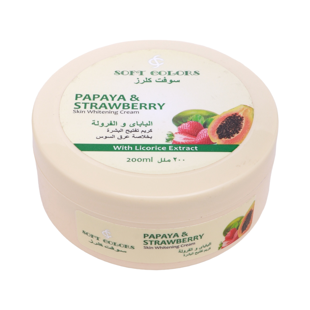 كريم بشره سوفت كلرز  بابايا و فراولة - 200 مل