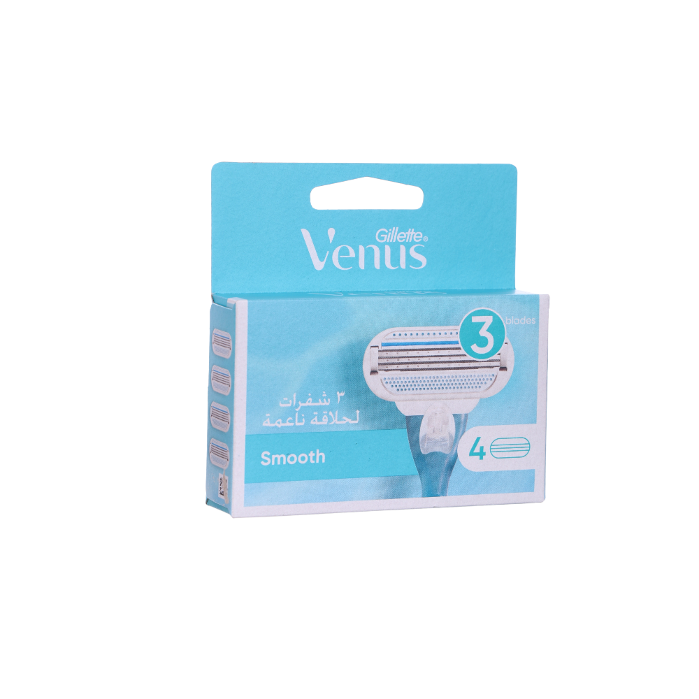 شفرة حلاقة جيليت فينوس بالزيوت النباتية  -4 قطع