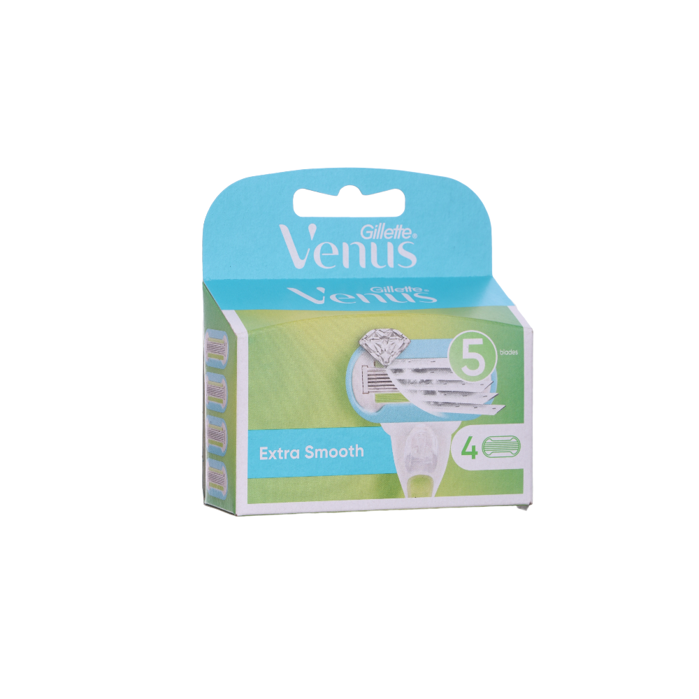 شفرة فينوس اكسترا سموث بالزيوت الافوكادوا  -4 قطع