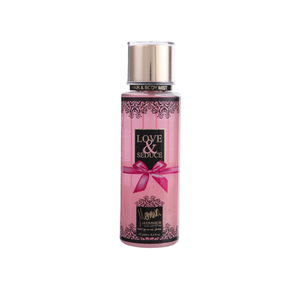  معطر جسم LOVE & SEDUCE مع لمعة من ميموا - 250مل 