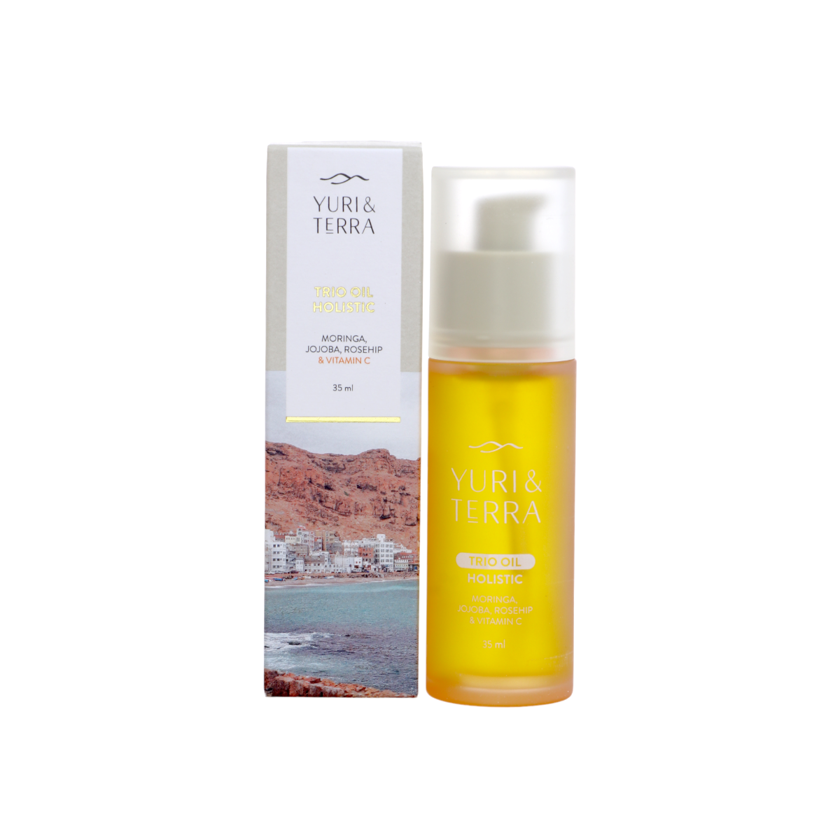 الزيت الثلاثي الشامل للبشرة من يوريا و تيرا -  35 مل 