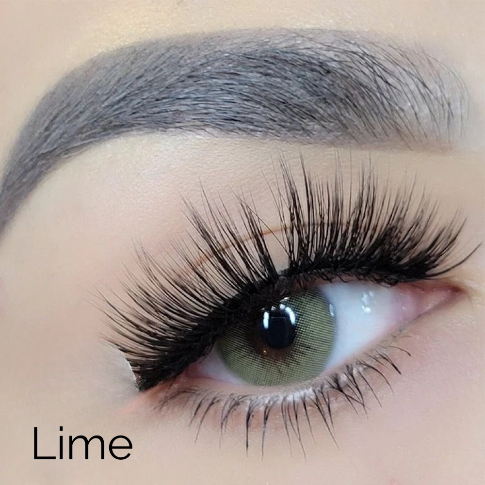 عدسات لاصقة ملونة 1tone من فرش تون كوزمتيكس - lime