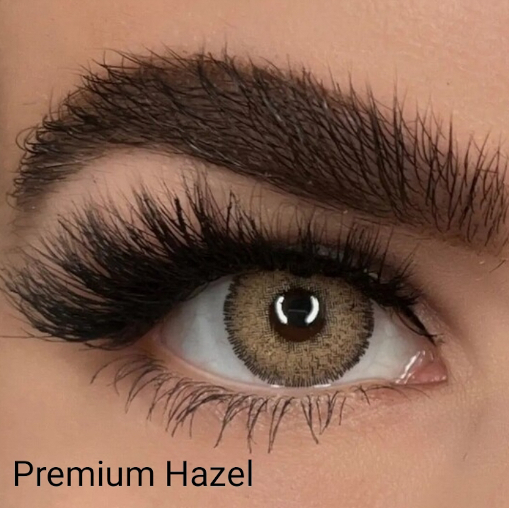 عدسات لاصقة ملونة 3tone من فرش تون كوزمتيكس - premium hazel