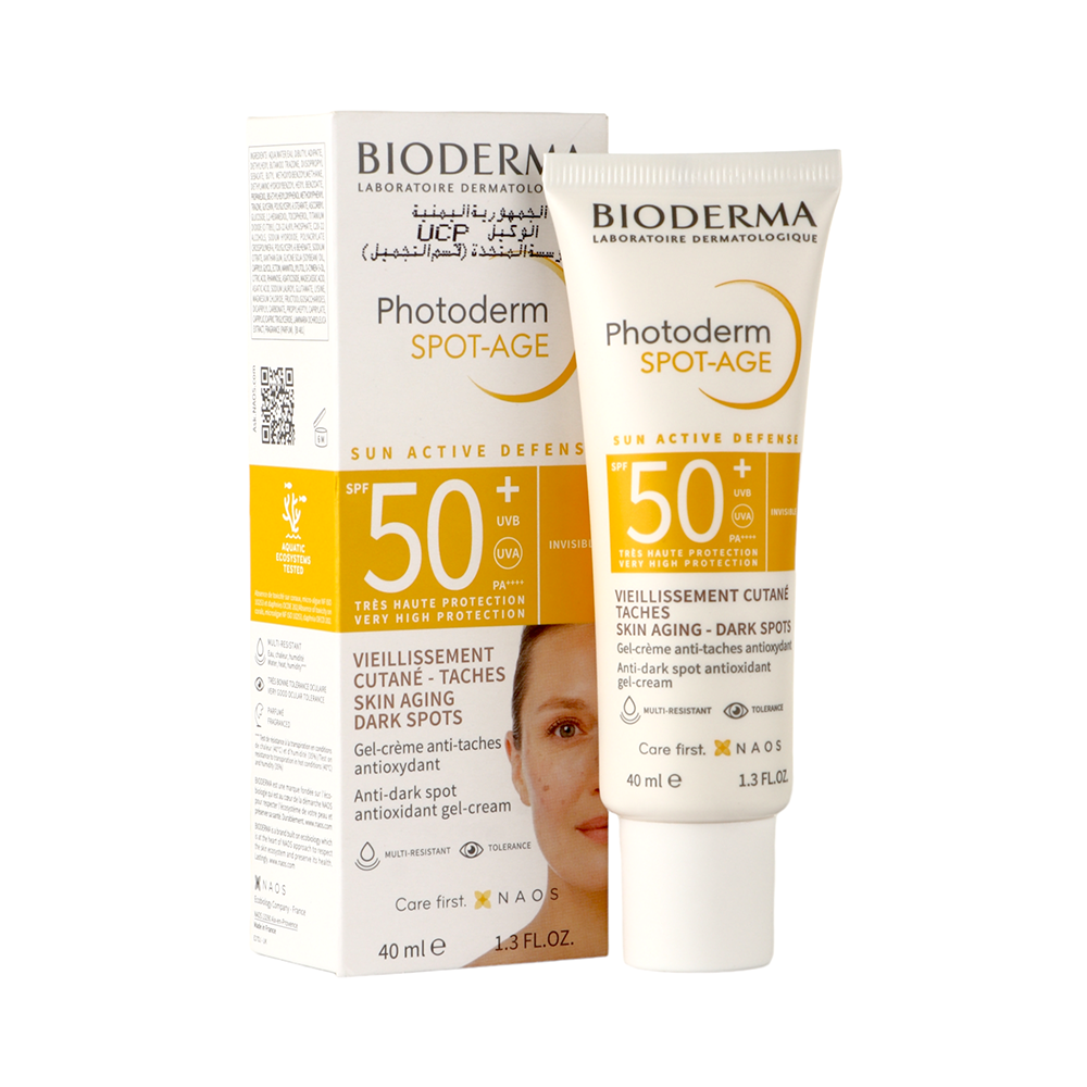 بيوديرما فوتوديرم سبوت ايج كريم واقي من الشمس بعامل حماية +50 سعة 40 مل