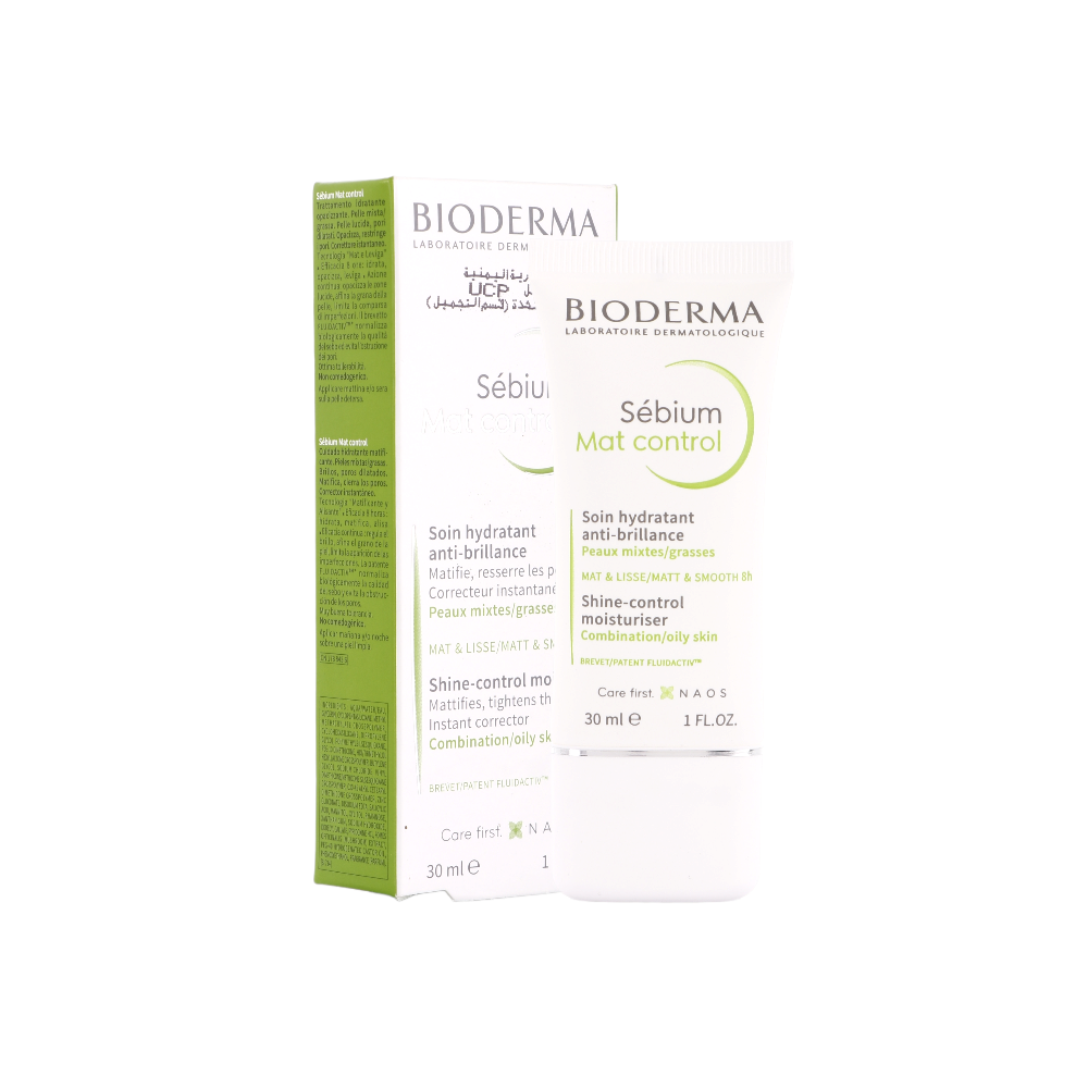  بيودرما كريم سيبم مات كنترول مرطب للبشرة الدهنية والمختلطة - 30 مل